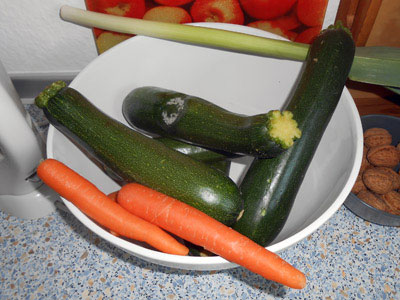Schimmliges Gemüse